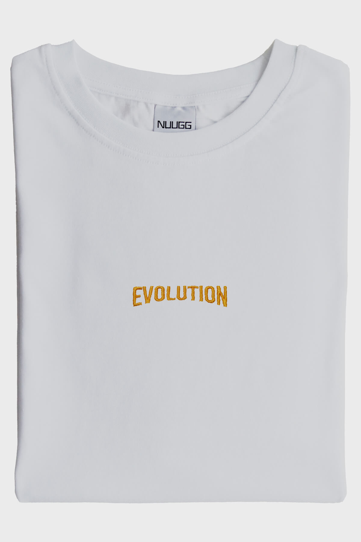 Sarı Evolution Nakışlı T-Shirt