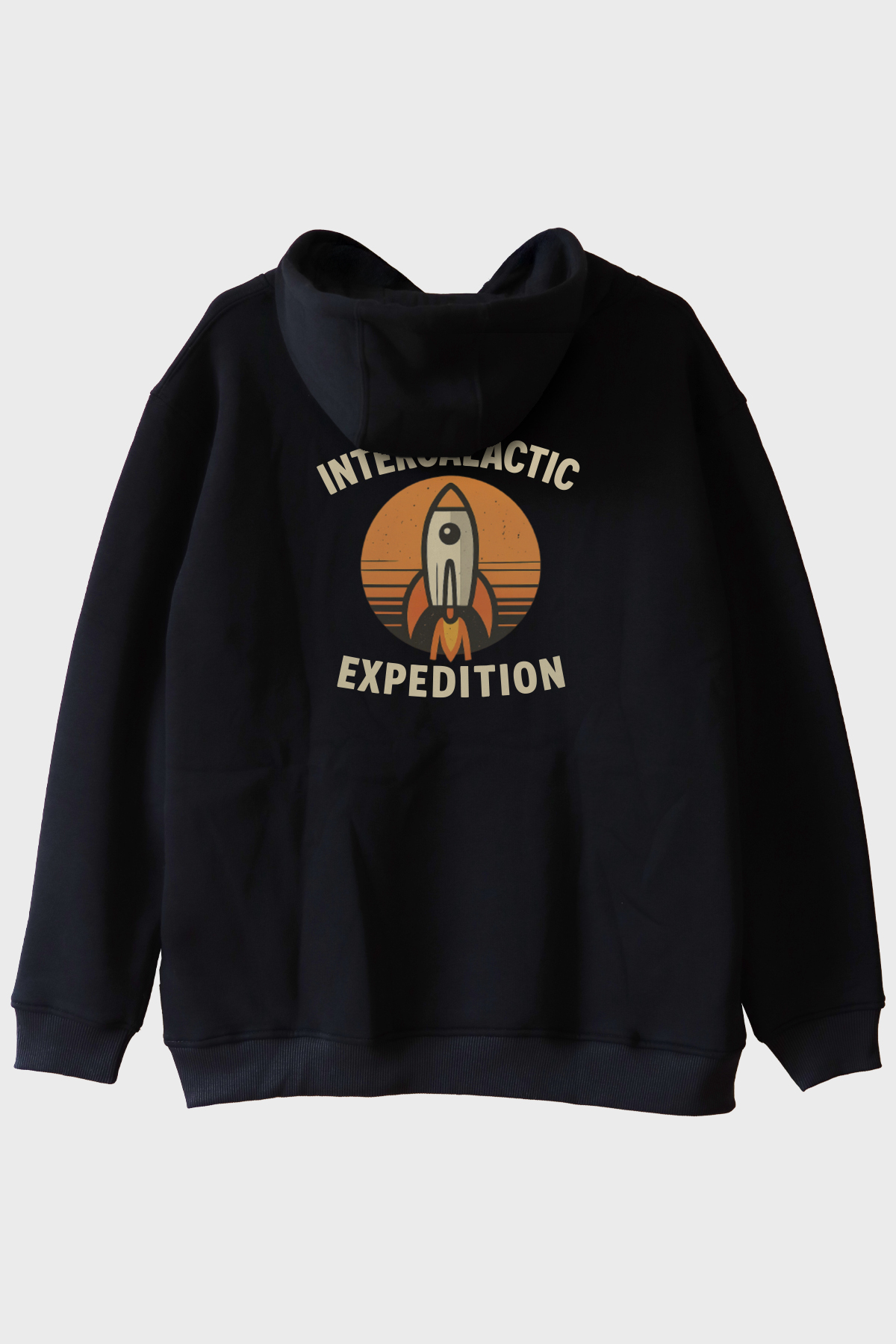 Intergalactic Expedition Siyah Hoodie