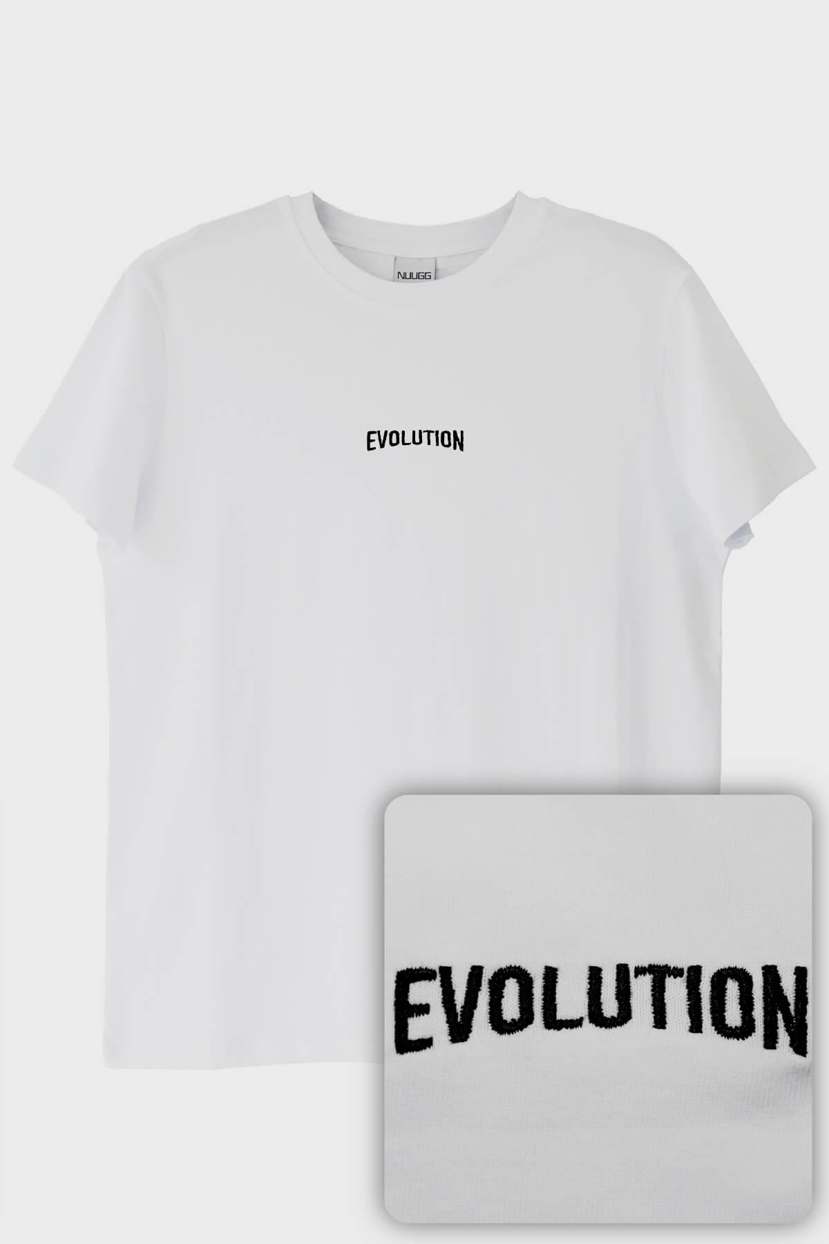 Siyah Evolution Nakışlı T-Shirt