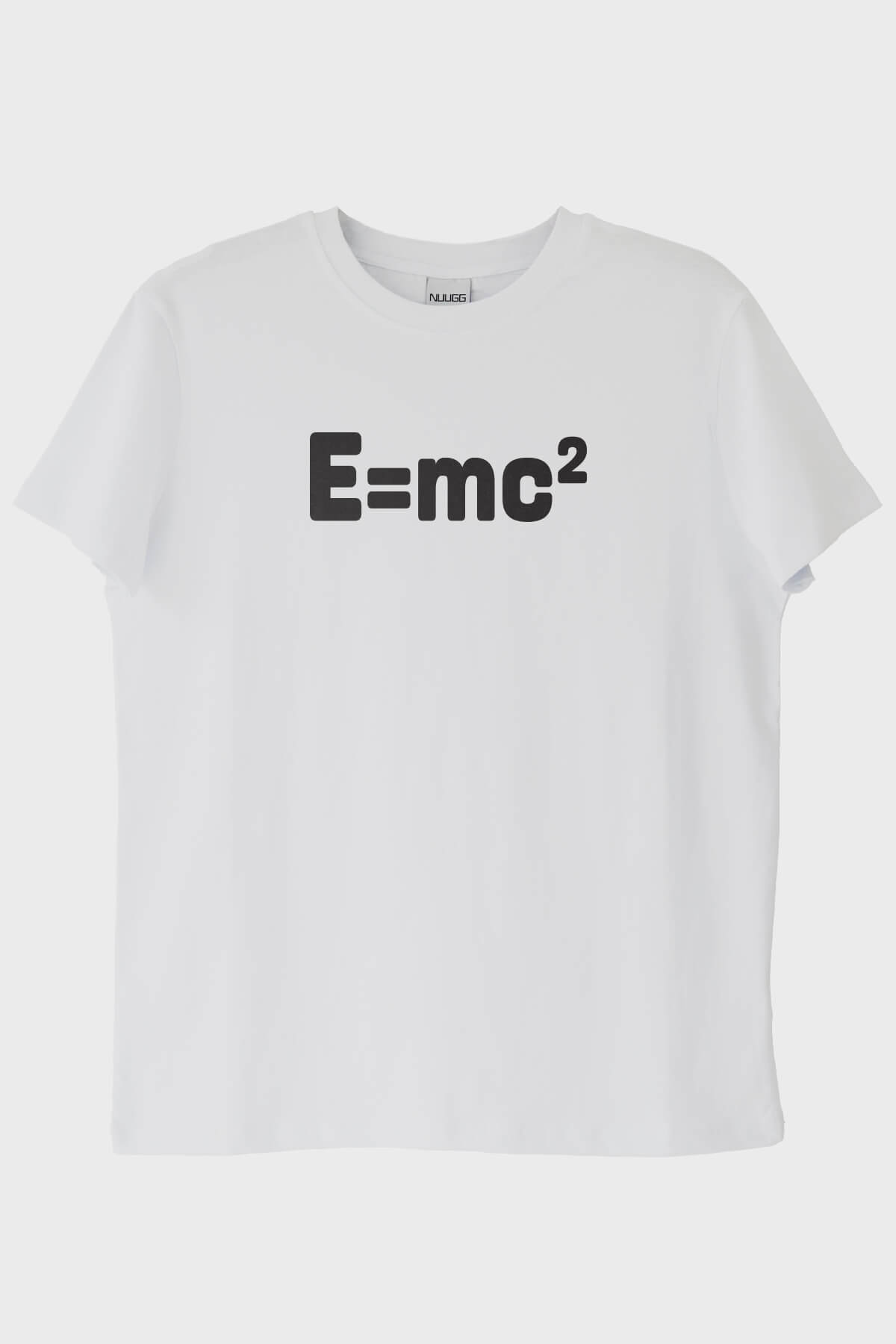 E=mc² Baskılı Bilimsel Tasarım Beyaz Tişört