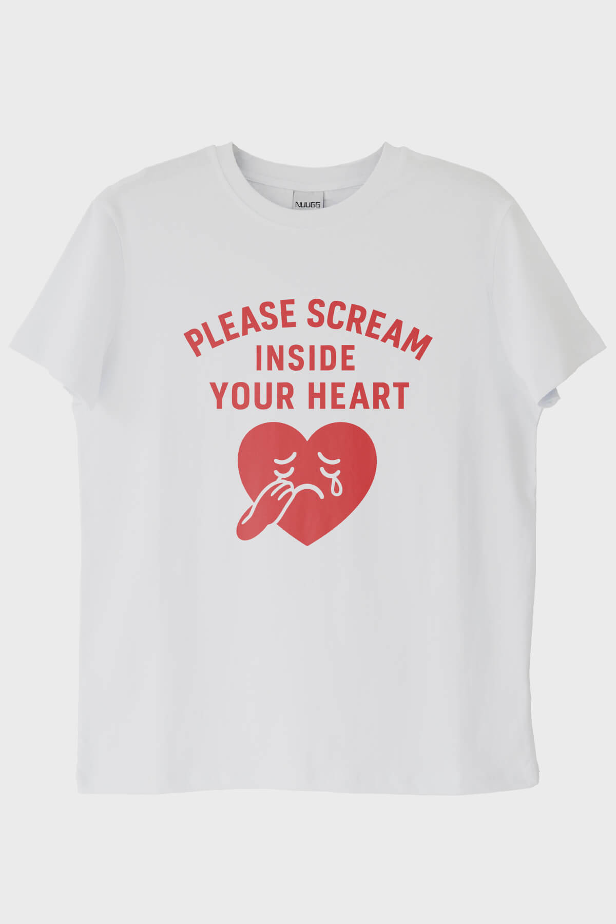 Please Scream Inside Your Heart Baslikli Tisort