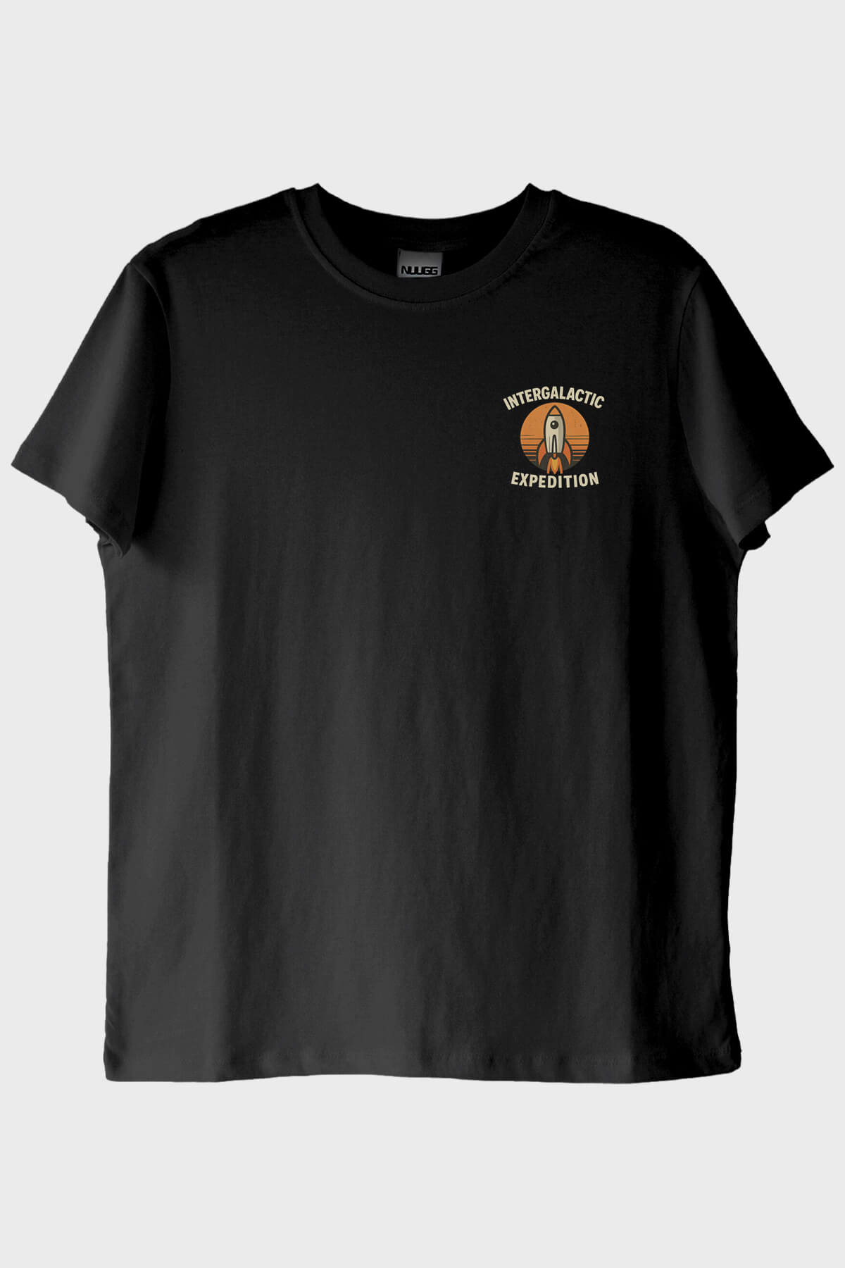 Intergalactic Expedition Siyah Tişört