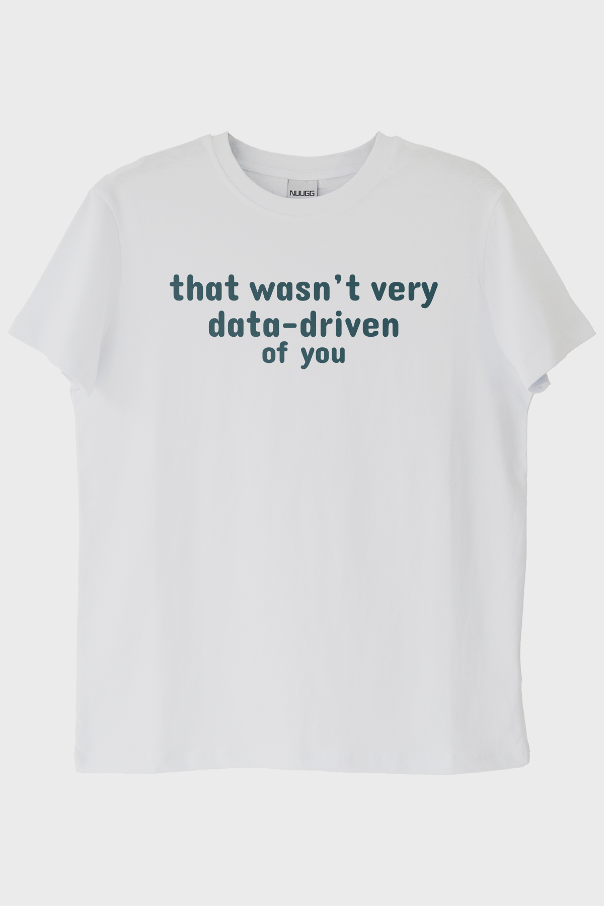 Data Driven Beyaz Tişört