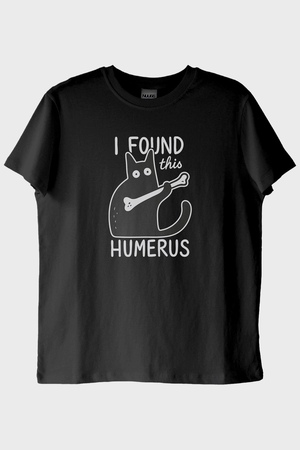 Humerus Mizahi Siyah Tişört