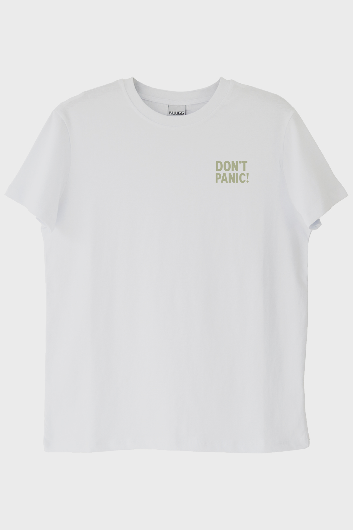 Panik Yok Mesaj Beyaz Tişört