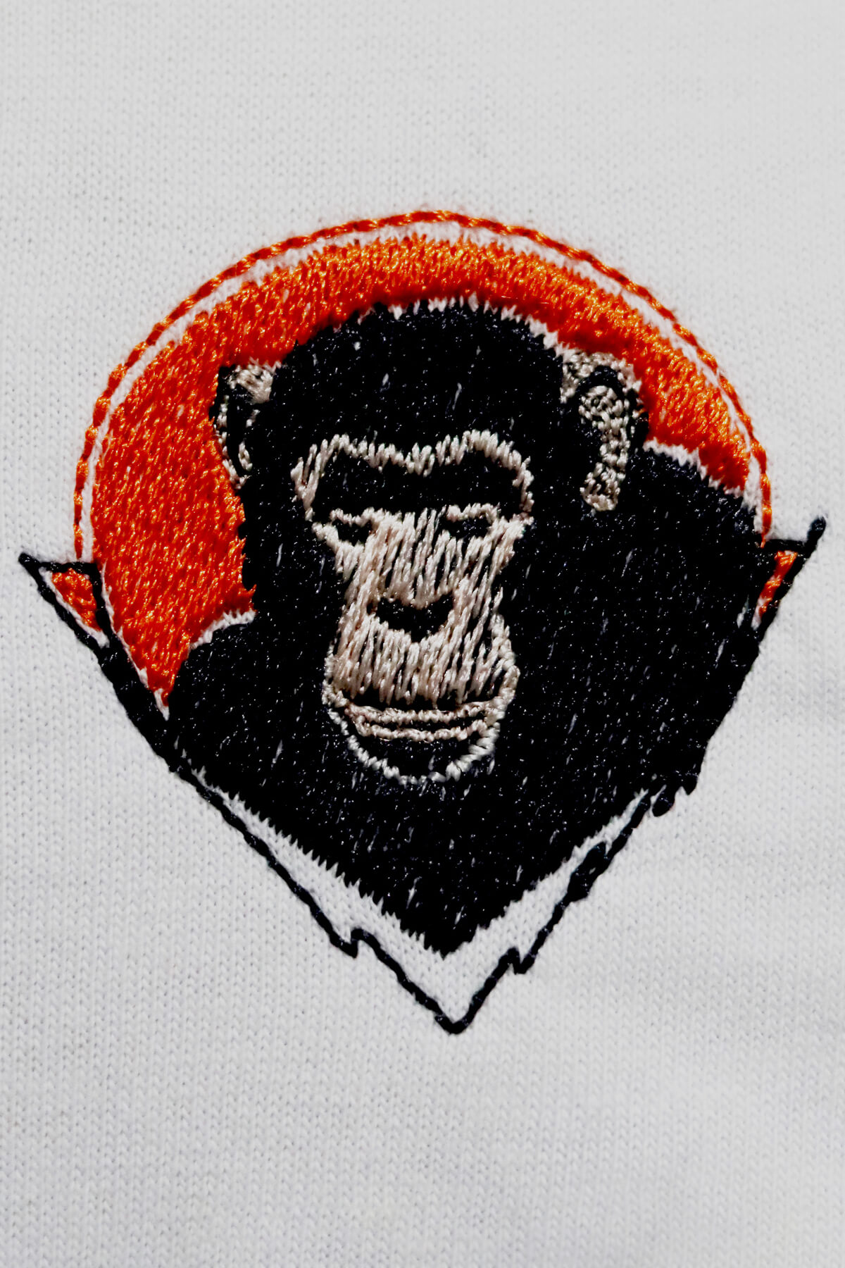Şempanze Nakışlı T-Shirt