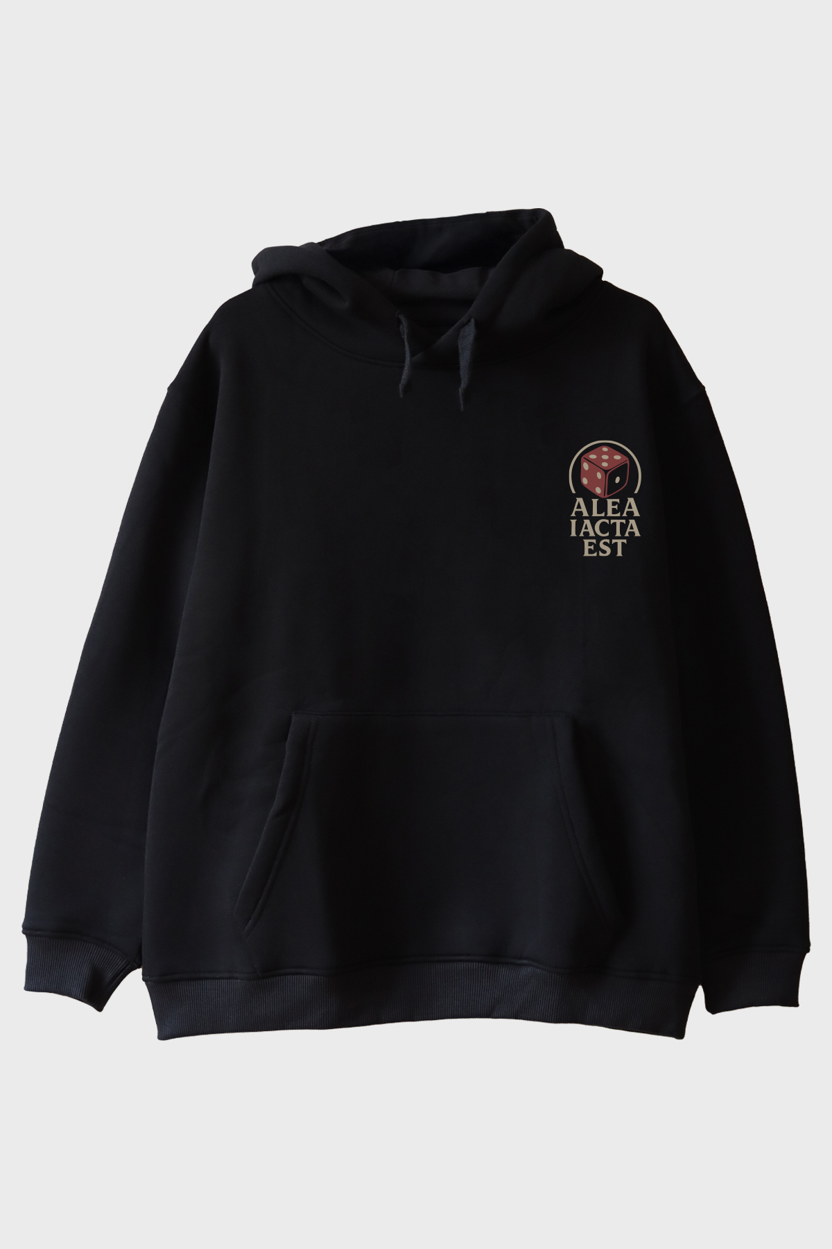 Alea Iacta Est Siyah Hoodie