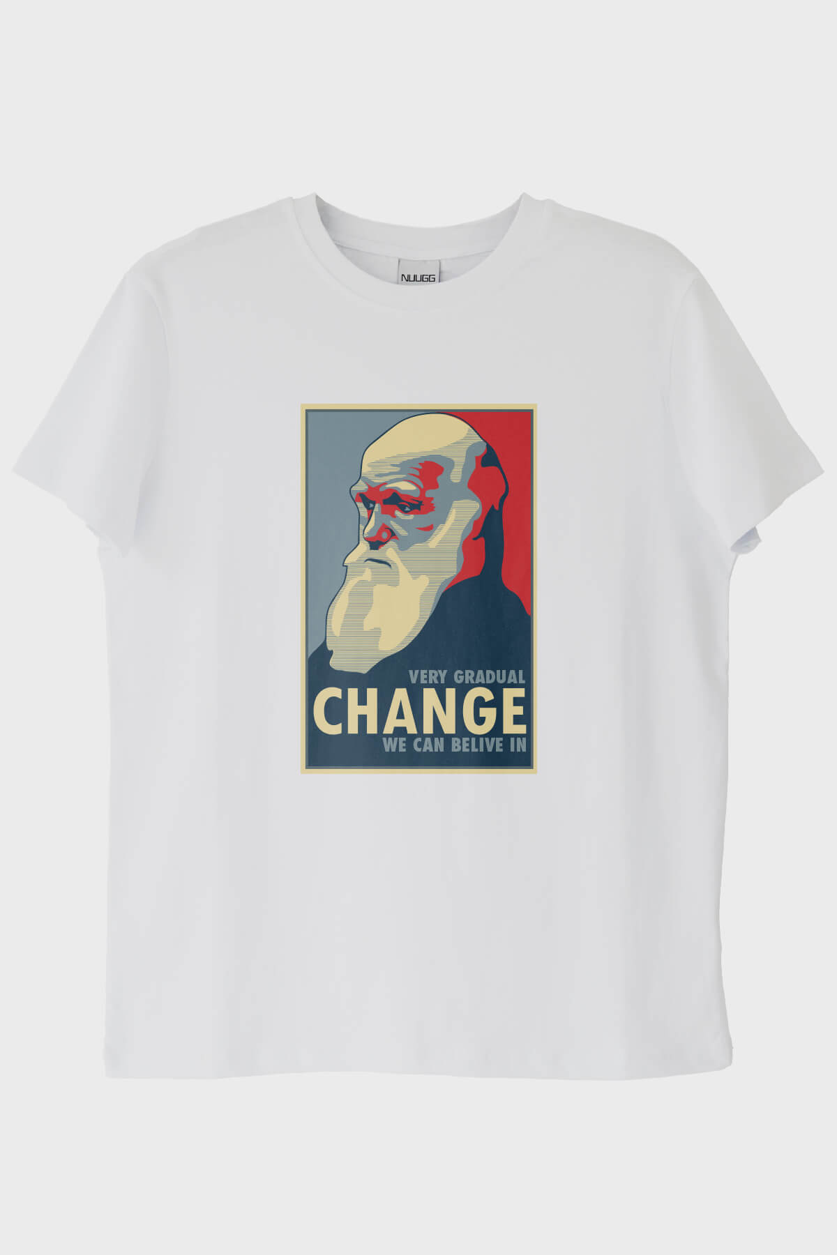 VERY GRADUAL CHANGE Baskılı Beyaz Tişört