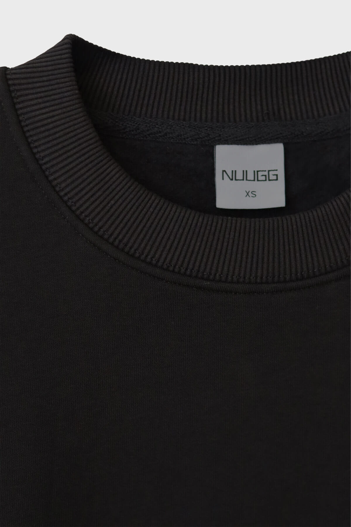 Çay Mongol Siyah Bisiklet Yaka Sweatshirt