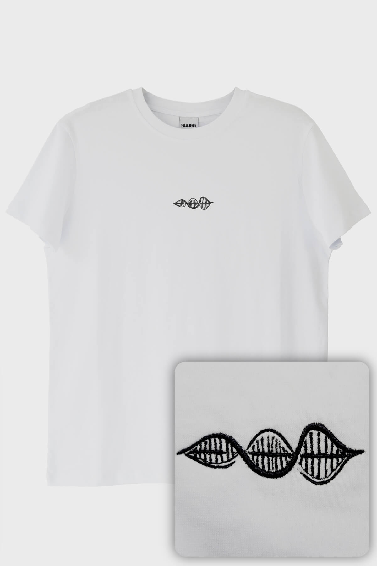 Siyah DNA Nakışlı Tişört