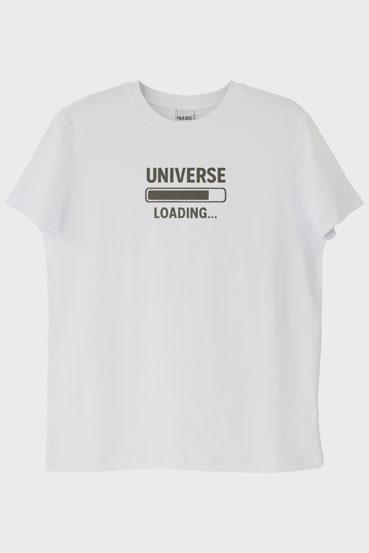 Evren Yükleniyor Beyaz Tişört