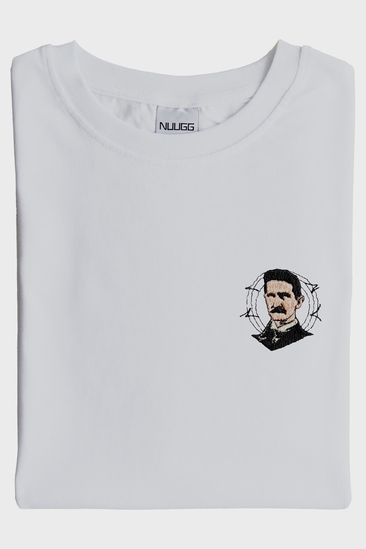 Nikola Tesla Desenli Nakışlı Tişört