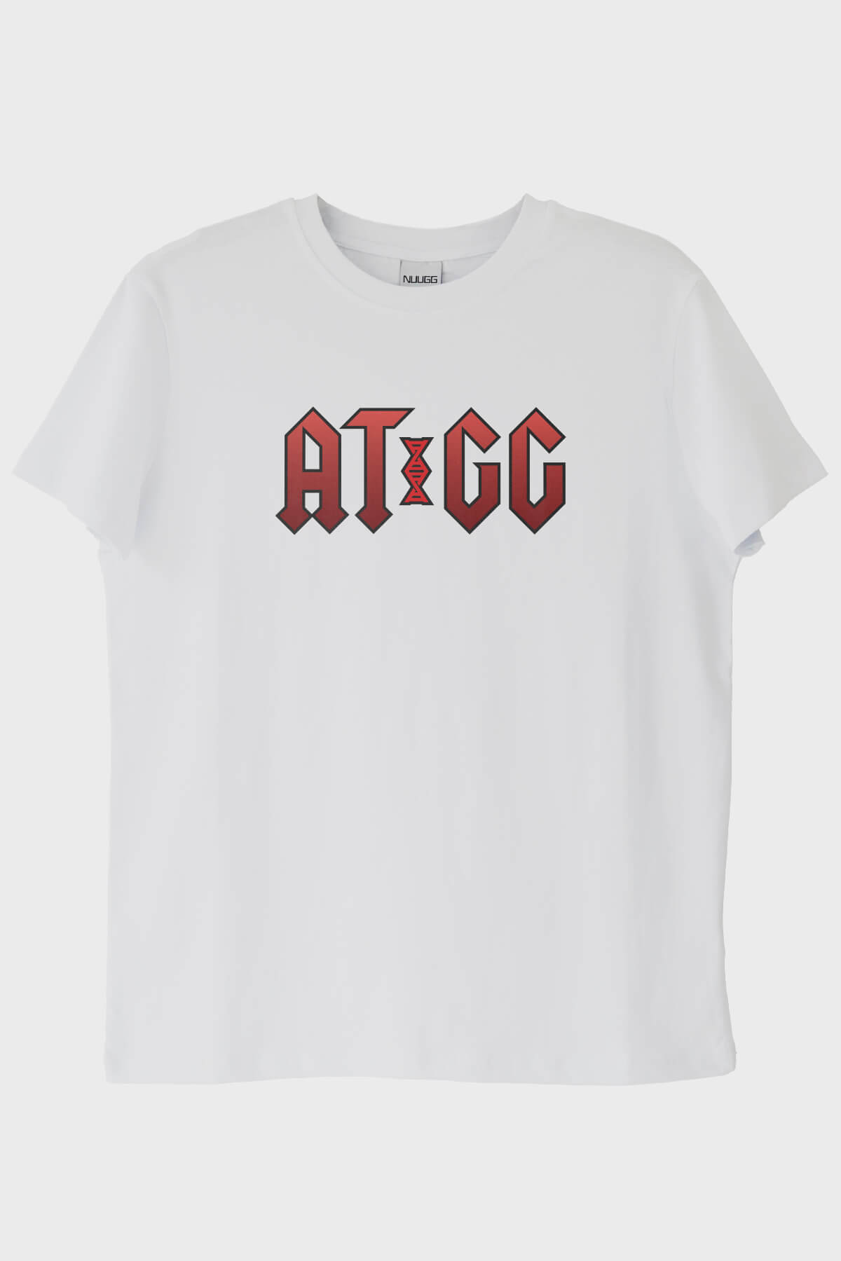 Genetik Kod ATCG Beyaz Tişört