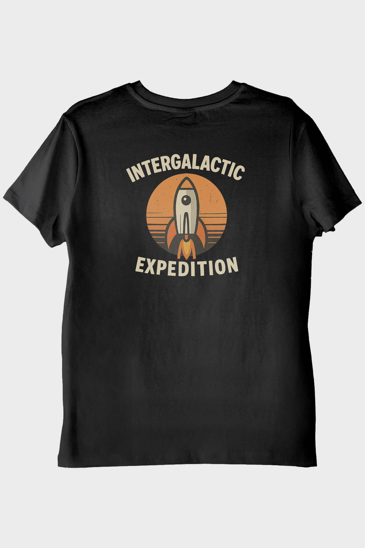 Intergalactic Expedition Siyah Tişört