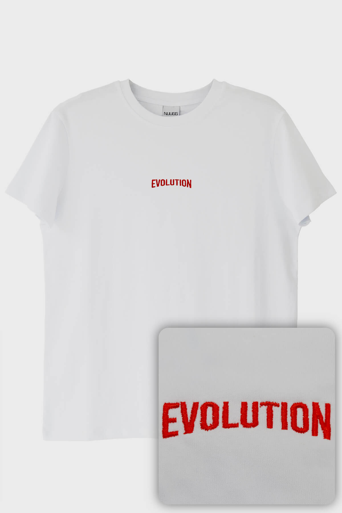 Kırmızı Evolution Nakışlı Tişört