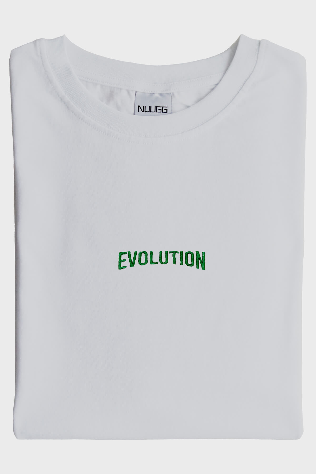 Yeşil Evolution Nakışlı T-Shirt